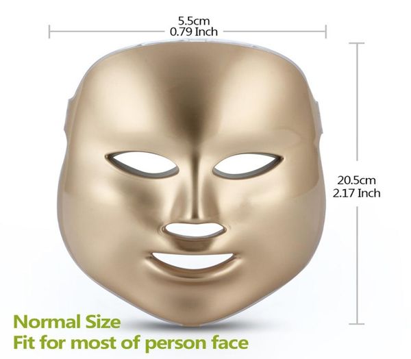 LED -Gesichtsmaske 37 Farbe Pon Elektrische LED -Maske Anti Wrinkle Acne Entfernung Gesicht Haut Verjüngung Gesichtsspa Salon4563022