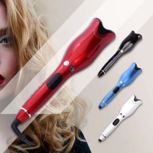 Piastre per capelli multiautomatici per capelli arricciacai arricciapenersi in ceramica per capelli rotanti vagabondi magici arricciatura bacchetta di ferri per capelli.