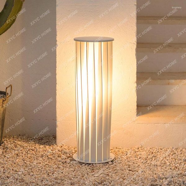 Lampada a muro Villa Solar Lawn Courtyard impermeabile all'aperto