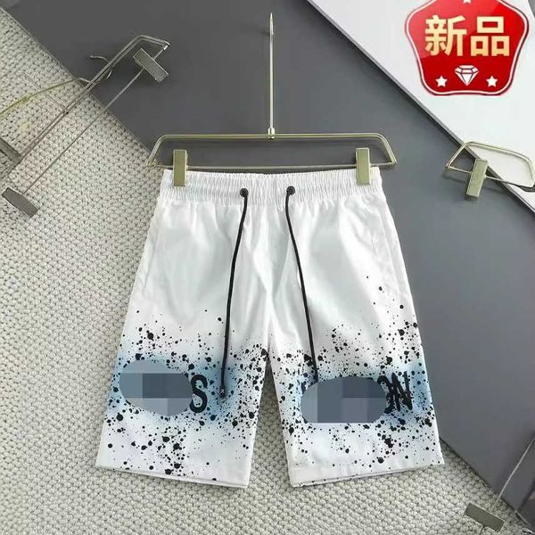 La versione corretta di L Family Summer Shorts casual per ragazzi pantaloni da spiaggia sottili e sciolti Sport da uomo di seta ghiacciata