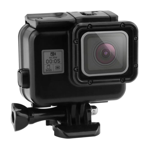 Kameralar 45m Sualtı Su Geçirmez Kasa GoPro Hero 7 6 5 Siyah Aksiyon Kamerası Go Pro 5 Koruyucu Kılıf GoPro 7 Konut Aksesuarı