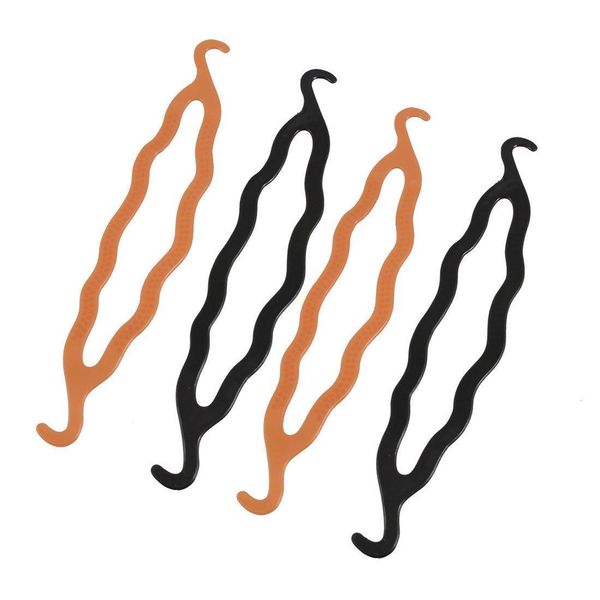 Clipes de cabelo Twist Styling Clip Stick Bun Baker Braid Tool Acessórios Moda Black Brown Drop Delivery Products Care Dhl95