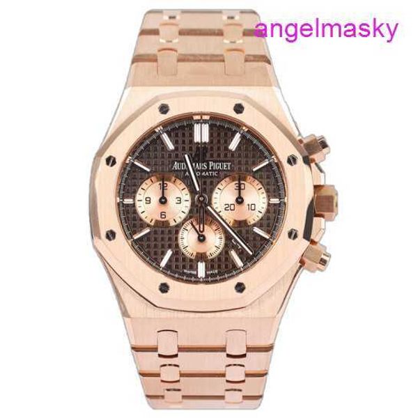 Ladies 'AP Wristwatch Royal Oak Series 26331 ou Assista Brown Face Plate com diâmetro 41mm Mechanical Mechanical MenC