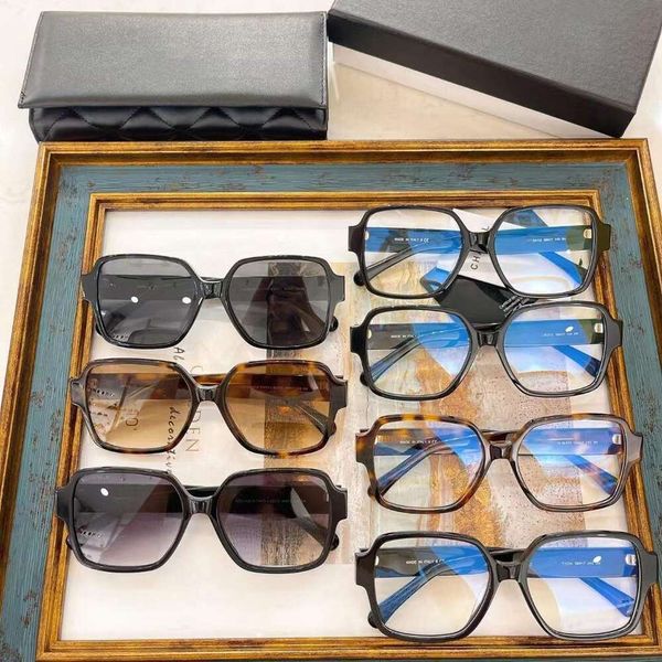 Дизайнер CH Солнцезащитные очки для мужчин Женщины Стильные бриллианты солнцезащитные очки женские универсальные обычные артефактные артефактные бокалы CH71470 с оригинальной коробкой