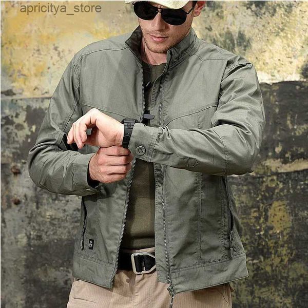 Outdoor-Jackets Hoodies Tactical Jacket Männer Stadt Pendelpendel wasserdichte Kleidung-resistente Bomberarmee-Männerschichten Outdoor Military Shooting Asssassin Jacken L48