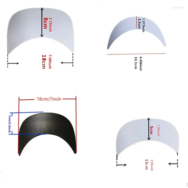 Ballkappen verschiedene Stile erhältlich 10 PCs Hut Liner Sport Visor Steife Karton -Randeinsätze für Baseball