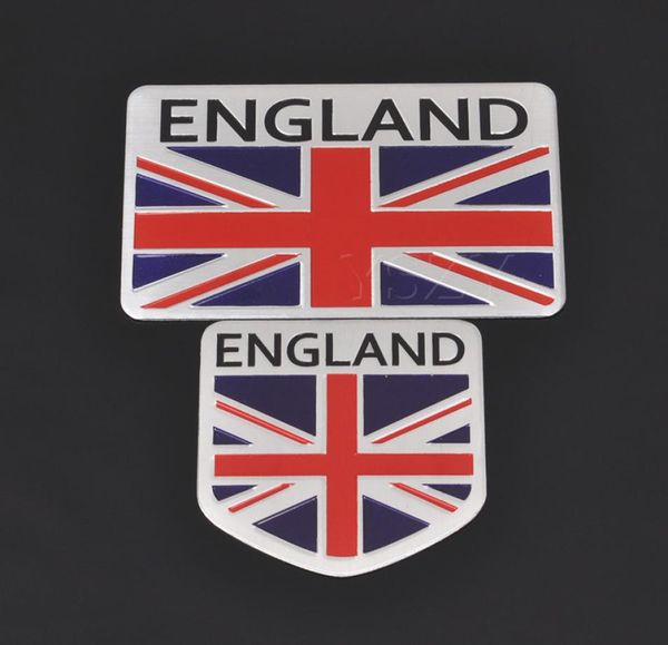 Adesivos de carro de bandeira da Inglaterra Decalque de crachá do Reino Unido do Reino