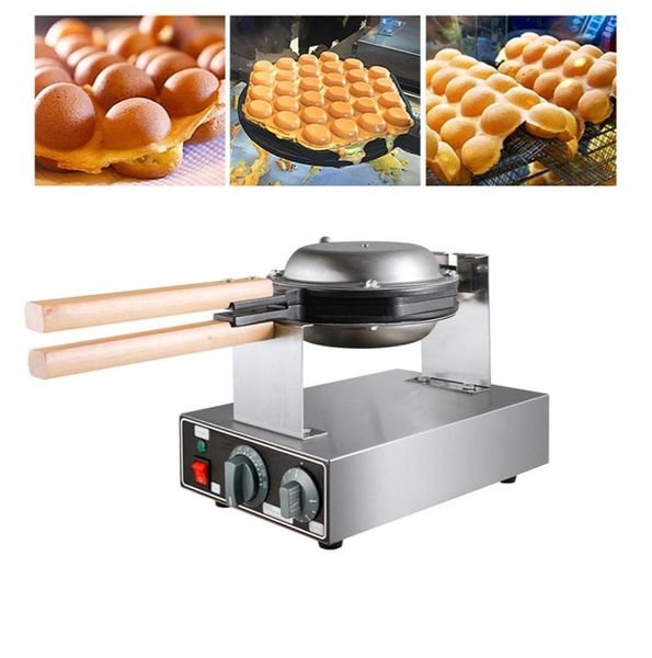 Fabricante de waffle de bolhas comerciais Ovo Máquina de Puff Hong Kong Eggettes Bolo de Ferro Waffle Forno 110V220V6759219