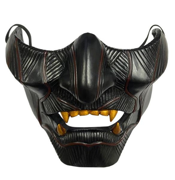 Ghost of Tsushima Japan Hannya Resin Mask Artwork Halloween Resin Hard Shell Malf Maschera Game PROPS3990354