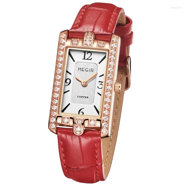 Relógios de pulso Black Classic Quartz Watch Men Dial Fashion Square Casual Casual para esportes