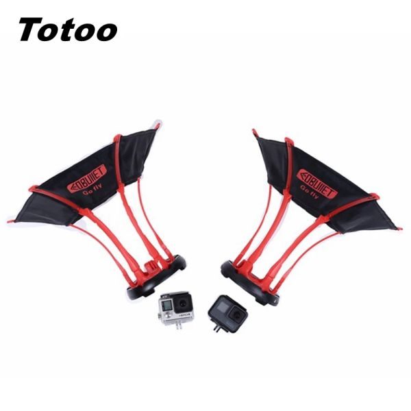 Telecamere Nuovi accessori per Go Pro Flight Bird Bird Bird Go Go Fly View Bullet Tempo per GoPro Hero 7 6 5 4 3+ Parachute