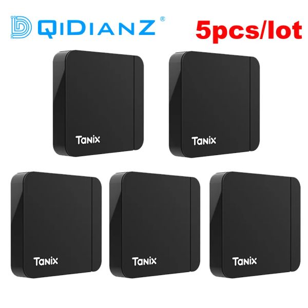 Box Ohlesale 5pcstanix W2 Smart TV Box Android 11 4K HD BT5.0 Amlogic S905W2 2G 16G Media Players 2.4G 5G Dual Wi -Fi Set Top Box