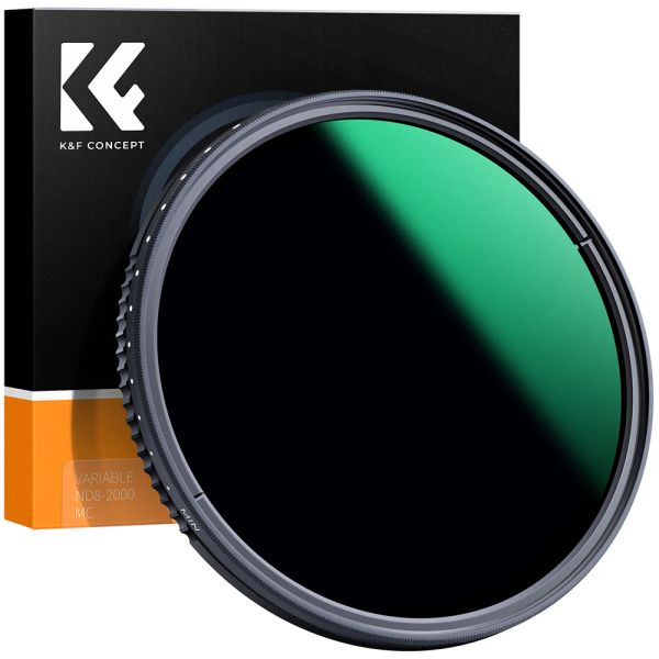 Zubehör KF -Konzept 67 77 mm 82 mm variabler neutraler Dichtefilter ND8ND2000 Einstellbarer ND -Filter 24 Multilayer -Beschichtungen für Kameraobjektiv