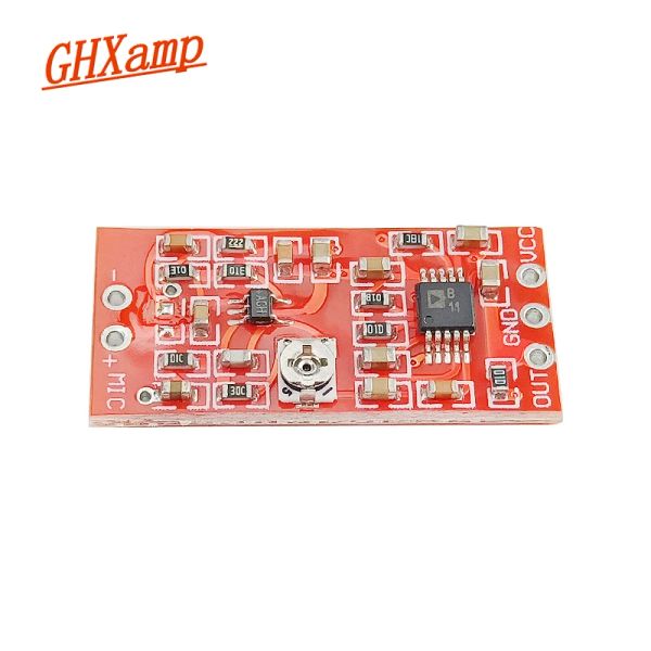 Amplificador ghxamp max4466 eletret amplificação de microfone pré -amplificador módulo de coleta de microfone com ssm2167 amplificador de compressão de voz 1pc