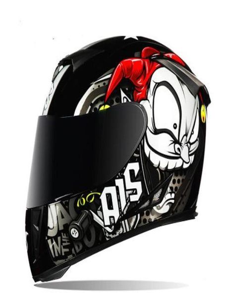 Motocicleta de capacete Capacetes de moto de face completa Viseira dupla de corrida Motocross Capacete Casco MOTO MOTO MOTO MOTORBIA CAPACETE2771756