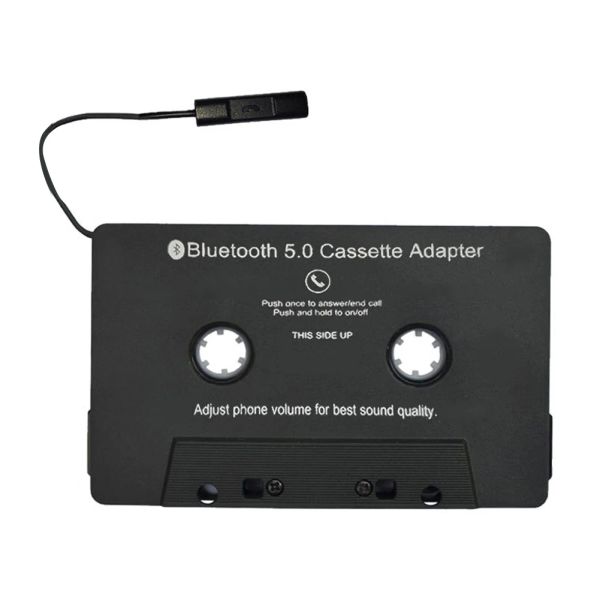Adapter Car Music Practical Cassette Adapter Receiver Player Antwort Telefon USB -Lade -Audio MP3 -Konvertieren Wireless einstellbar