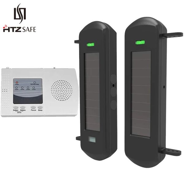Campanelli HTZSAFE Sensore Sensore Sensore Sensore Driveway Sistema di allarme di 800 metri Wireless Range100 Meters Sensore Rangediy Home Security Avvisioni