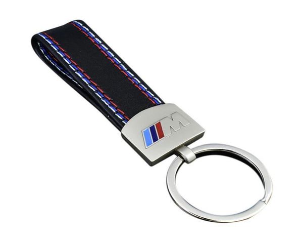Fashoin Metal+Lederauto Keychain Schlüsselkettenschlüsselringschlüsselring für M Tech M Sport M3 M5 X1 X3 E463833349