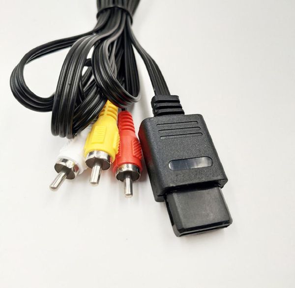 Hight Quality 18M Audio Video Video Av Композитный кабель для Nintendo 64 N64 Game Player DHL5677949