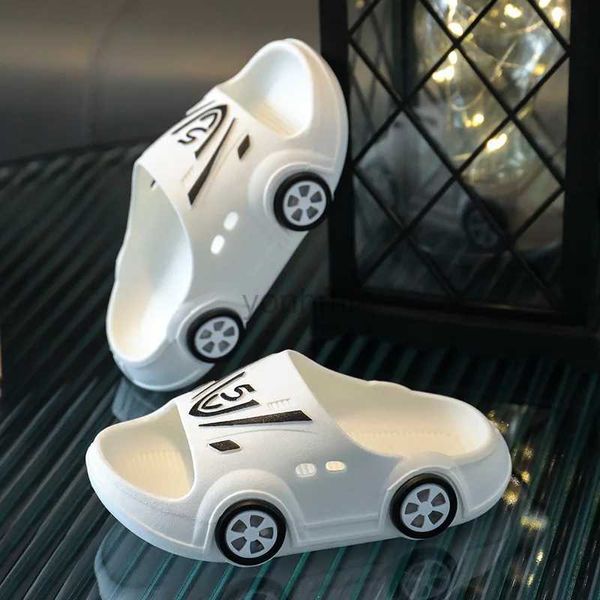 Sliple Children Cine Slifors Summer New Boys Sandals Slifors Girl Girls In-Slip Cartoon Car Shoe Shoet Shoet Shoet Shoet 2024 Nuovo 240408