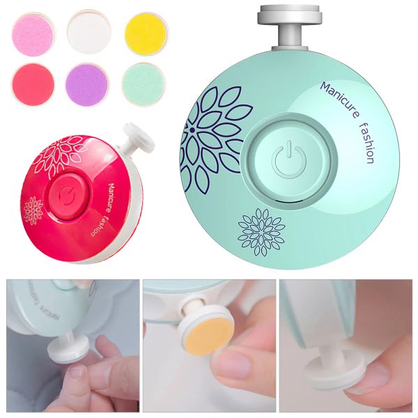 Trapani elettrici per unghie lime articoli per unghie per adulti per bambini cuccioli di manicure per chiodi set di accessori per unghie Accessori per unghie Strumento