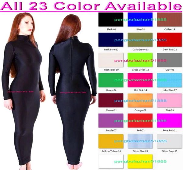 Donne sexy Donge Dress Dresses Deste Borse per il corpo Abiti con gonna a tenuta nera 23 Colore Lycra Women039s Longdresses Gonne sul retro Zippe7378685