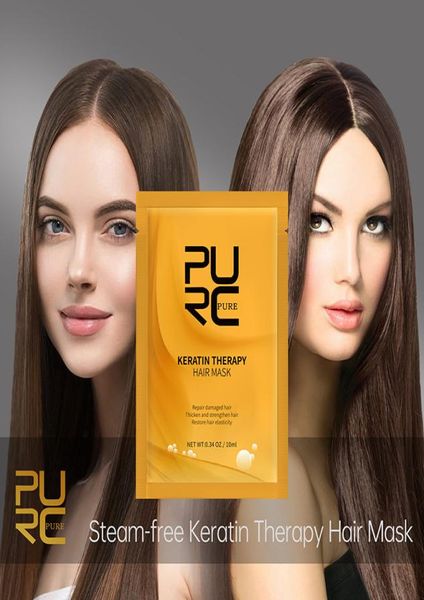 Purc Keratin Therapy Mask Mask для арганового масла восстановить повреждение волос