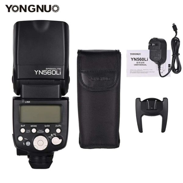 Аксессуары yongnuo yn560li speedlite gn58 беспроводная мастер -мастер -рабыня TTL Flash для камеры DSLR Canon Nikon Sony Pentax Olympus fuji