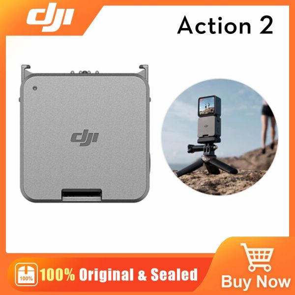 Câmeras DJI Ação 2 Módulo de energia Acesso Acessórios para câmera MAX 180 minutos tempo de trabalho tempo com um slot para cartão microSD e microfone externo