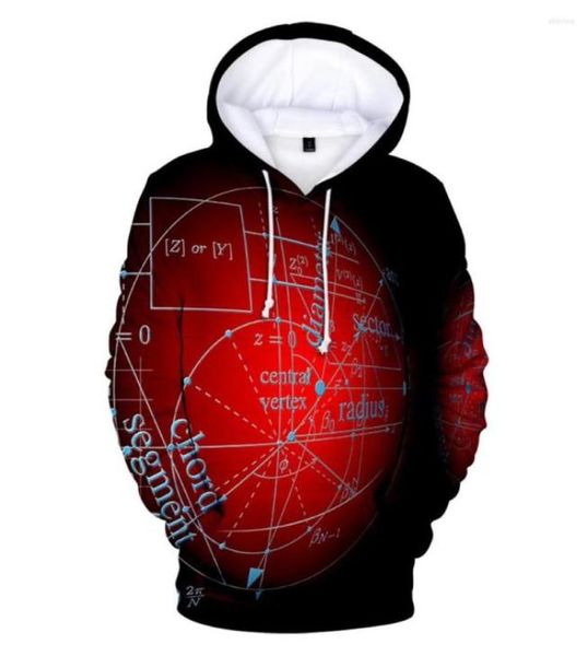 Men039s Hoodies Bilim Formül 3D Sweatshirts Renkli Erkek Kadın Komik Matematik Fiziksel Kimya Kapüşonlu Street Giyim Kawaii Kids C2931896