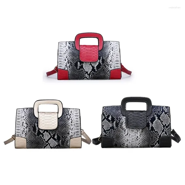 Bolsas de ombro L74f Classic Ladies Handbag Snake Printing Crossbody for Women Bag