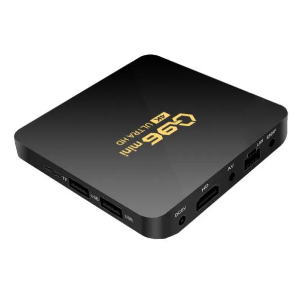 Box Q96 Set Top Box Mini Home Theater Media Player 4K H265 24G WiFi Android 100 TV Box Amlogic S905L Quad Core Black Smart Set top