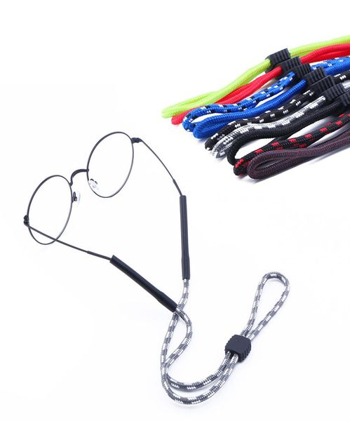 Home Eyewear Verstellbare robuste Brillenketten Sportgurtkabel Sonnenbrille Retainer mit Endrohr mit Brillen Lanyard String YFA31033654353