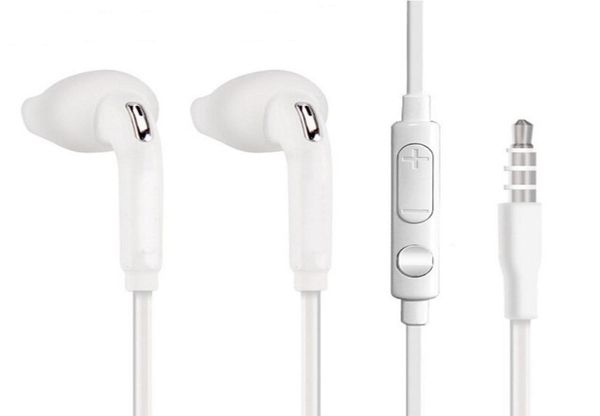 Fones de ouvido de fones de ouvido com fones de ouvido de microfone de 35 mm de fone de ouvido estéreo para Samsung Galaxy S7 S6 S5 S4 Universal 8289590