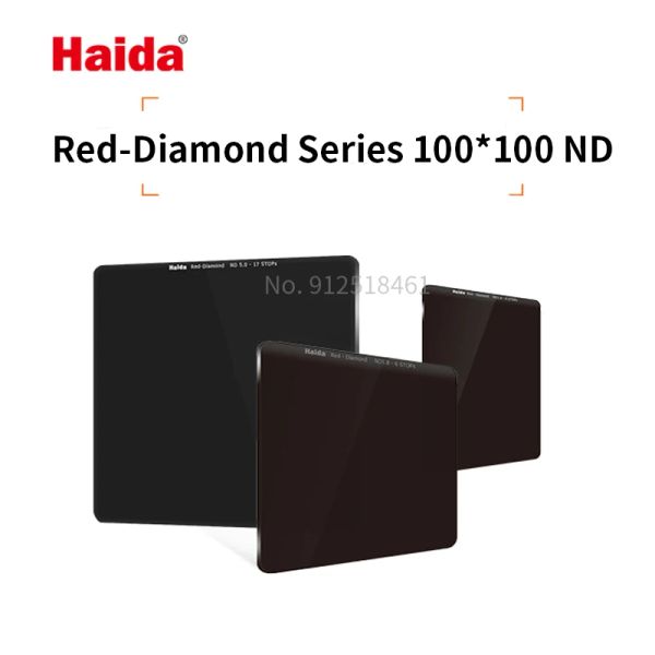 Аксессуары Hiada Red Diamond 100 мм ND0,9 1,2 1,8 3,0 3,6 3,5 5,0 6,0 6,0 ND3 4 6 10 12 15 17 20 -й нанопрофильтровый фильтр 4x4 100x100 мм для объектива камеры