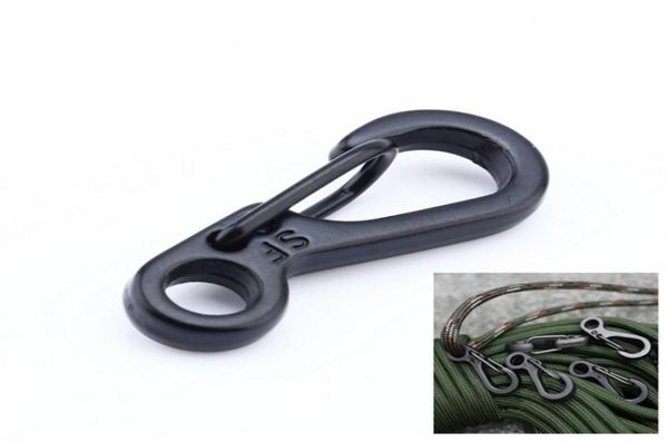 Mini in alluminio esterno Mini in alluminio Hang Fuckle Survival EDC Carabiner Clip della catena chiave Clip QuickDraw Chain Travel Tools9041577