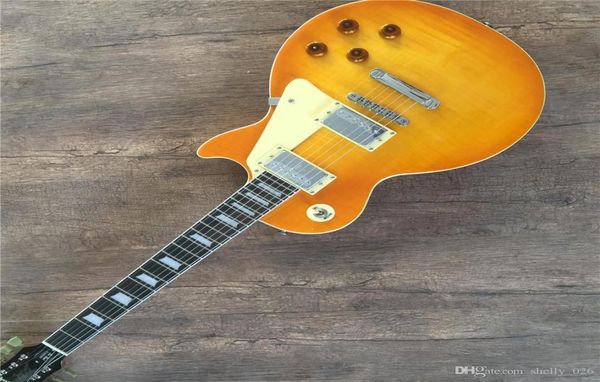 Em Stock Chocolatecolored Tigershaped Guitared Guitar dedicado para apresentações presentes de aniversário Guitar5535442