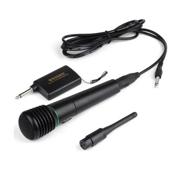 Microfoni 1pc 2 in1 microfono portatile microfono wireless microfono karaoke microfono un mini microfono mini 24 cm
