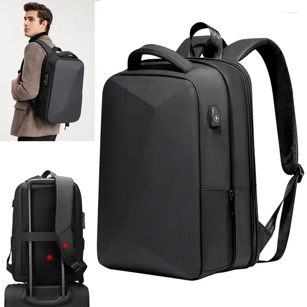 Backpack Men's TSA anti-roubo trava viagens de viagem