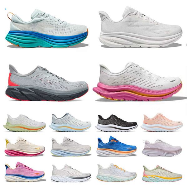 scarpe designer atletiche scarpe da corsa rosa kawana persone gratis bondi 8 clifton 9 tutti i neri maschi bianchi da donna sneaker da tennis allenatori da tennis escursioni