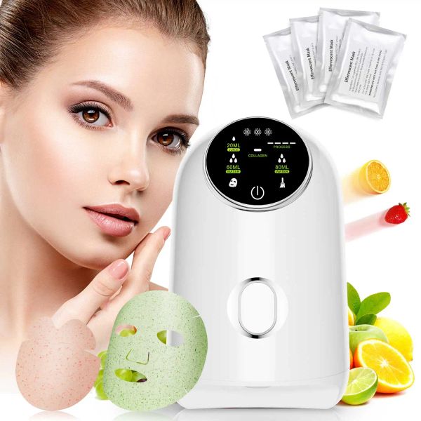 Accessoires Gesichtsmaskenhersteller Hine DIY Gesichtsbehandlung Obst Obst natürlicher Gemüse Kollagen Schönheit Salon Spa Smart Touchscreen Maske Gerät