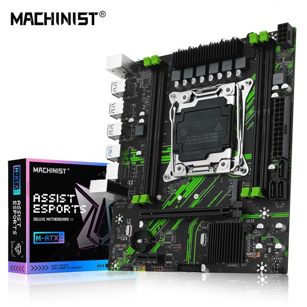 Машинист X99 PR9 Поддержка материнской платы LGA 20113 Intel Xeon E5 V3 V4 CPU CPU DDR4 RAM SATANVME M2 Слот 240326