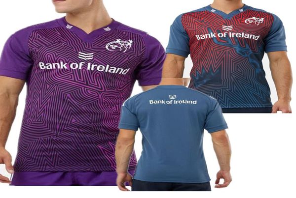 2023 Munster Rugby Jersey Home Away Tshirt Rugby Camisa Big Size 4xl 5xl Nome personalizado e número9872256