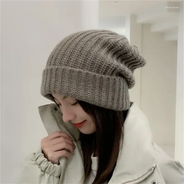 BERET BERE CHE CHE CHE CHITURA CAPPIA DI LAPINA UNISEX SEGNI DI BEANO INVERNO DONNA DONNA CAPPEGGIO DEL CONTO CAPTURE CARMA COLDA