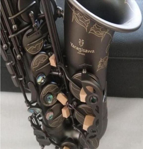 Japão Yanagizawa A992 Alto Saxofone Eflat Black Sax Alto Bocalista Ligature Reed Neck Musical Instrument com casos de couro FR5306106