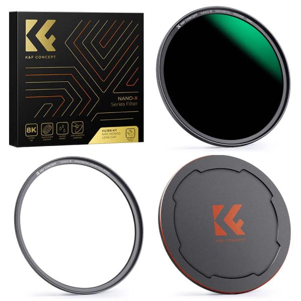 Accessoires KF -Konzept Nanox Magnetic Nd1000 Kamera -Objektivfilter mit 28 Multilayer -Beschichtungen mit Objektivkappe 49 mm 52 mm 58 mm 67 mm 77 mm 82 mm