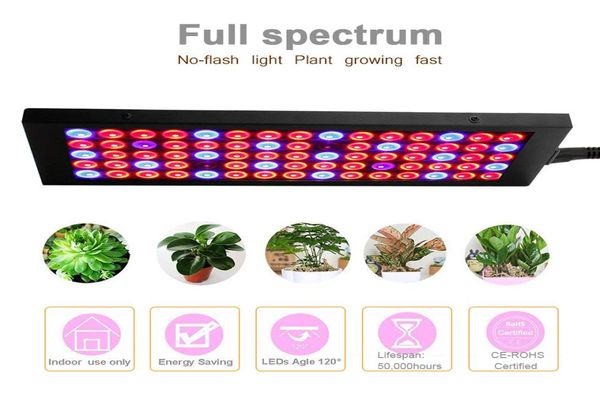 Tenda leggera a LED Light di coltivazione idroponica interna 85265V 40W Spectrum completo Redblueuv Phyto Lampade per piante coltivano BO6886877