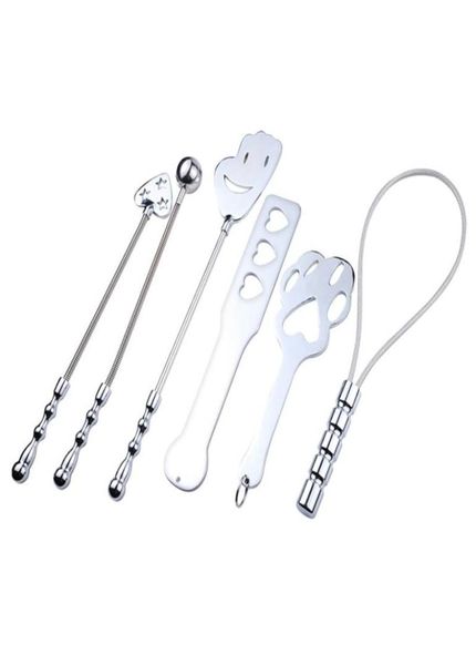 Metal SM Whip Handle Flagger Spanking Bondage Slave Tool Play Play Game Flerting Sex Toy for Man Woman7841988