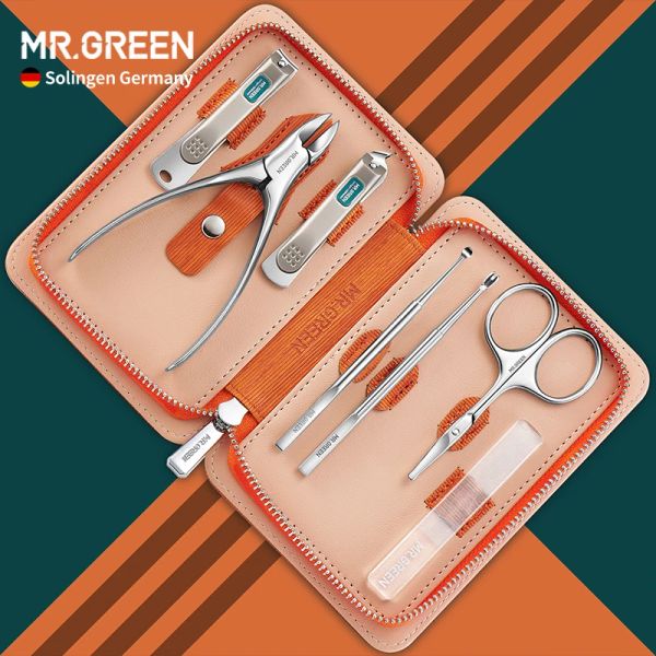 Молдинги Mr. Green Nail Manicure Set Pedicure Sets Clipper из нержавеющей стали.