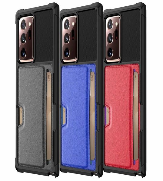 Case del portafoglio tascabile in pelle magnetica in pelle di shock su Samsung Galaxy S21 Nota 20 Ultra S20Ultra Note10 Plus S10 Cover per iPhone7070479